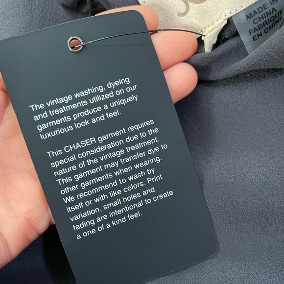 NWT- CHASER bundle semi sheer pocket long sleeve tops - Picture 9 of 12